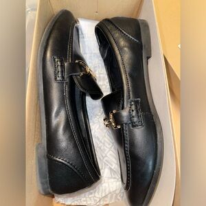 Black Steve Madden Leather Loafers